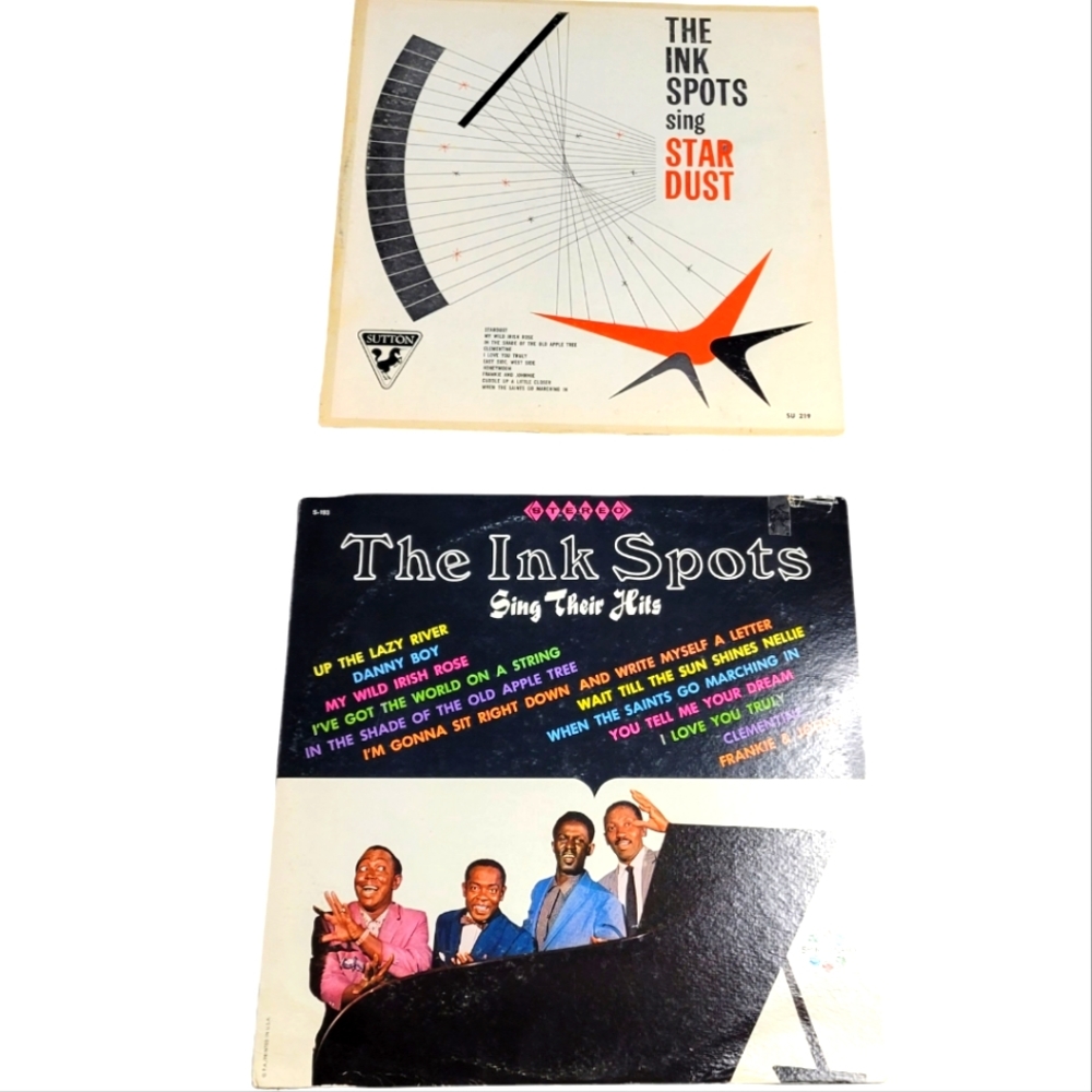 Ink Spots vinyl albums.Set of two albums.